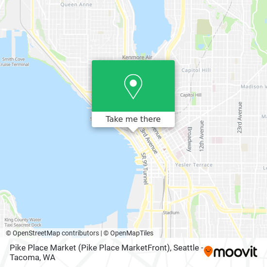 Pike Place Market (Pike Place MarketFront) map