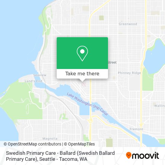 Mapa de Swedish Primary Care - Ballard