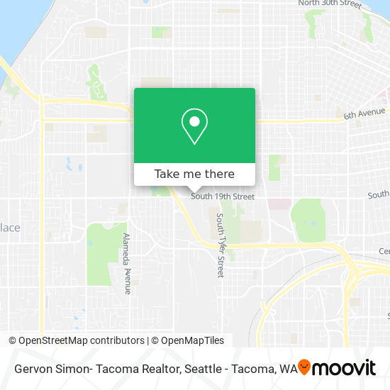 Gervon Simon- Tacoma Realtor map