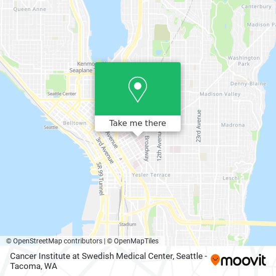 Mapa de Cancer Institute at Swedish Medical Center