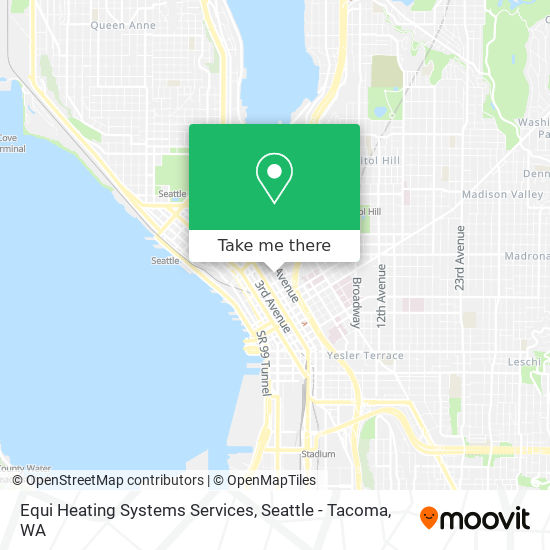 Equi Heating Systems Services map