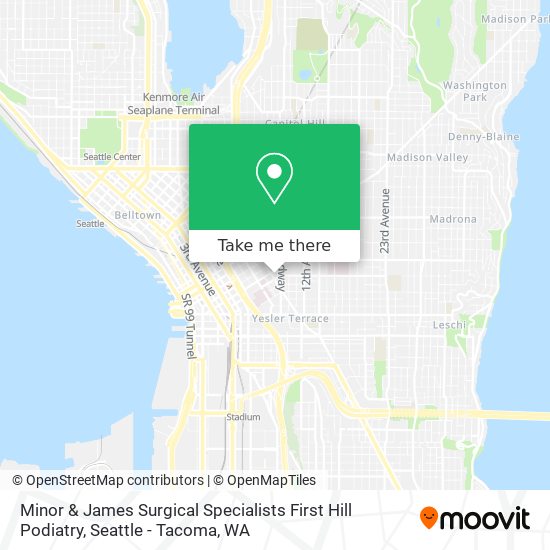 Minor & James Surgical Specialists First Hill Podiatry map