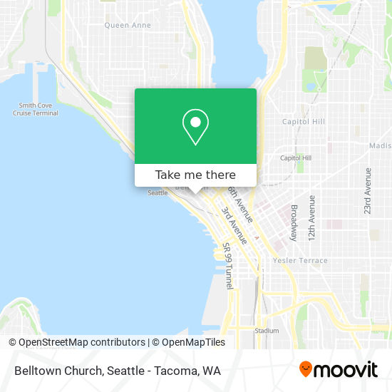 Belltown Church map