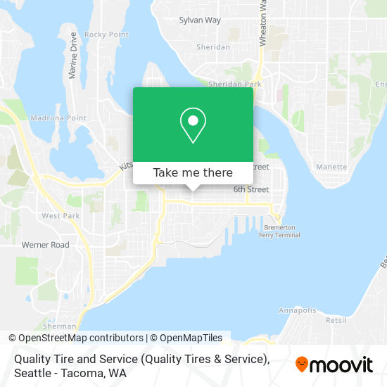 Quality Tire and Service (Quality Tires & Service) map