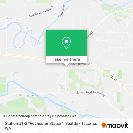 Station #1-3 “Rochester Station” map