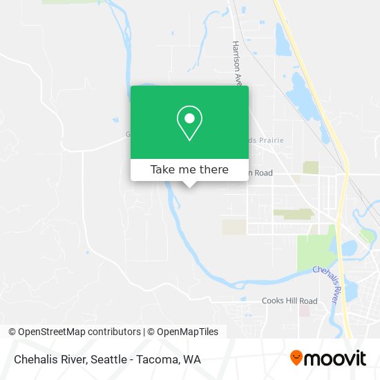 Mapa de Chehalis River