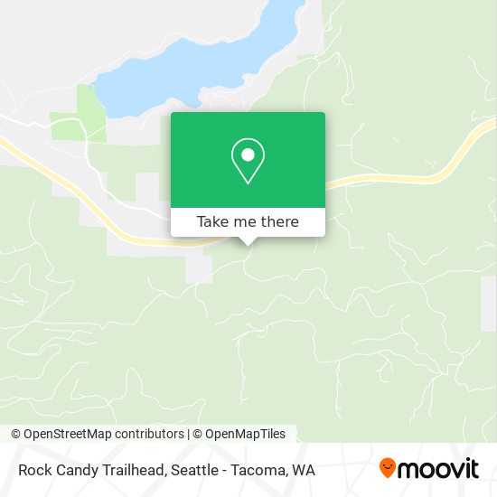 Mapa de Rock Candy Trailhead