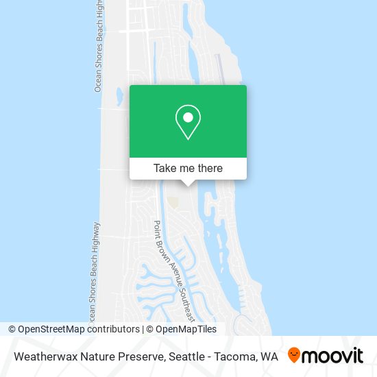 Weatherwax Nature Preserve map