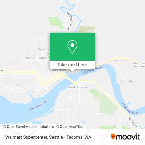 Walmart Supercenter map