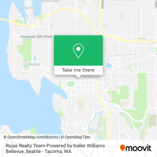 Rojas Realty Team-Powered by Keller Williams Bellevue map