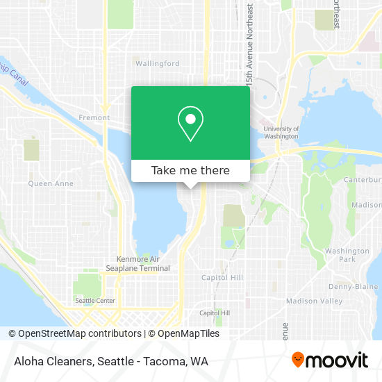 Aloha Cleaners map