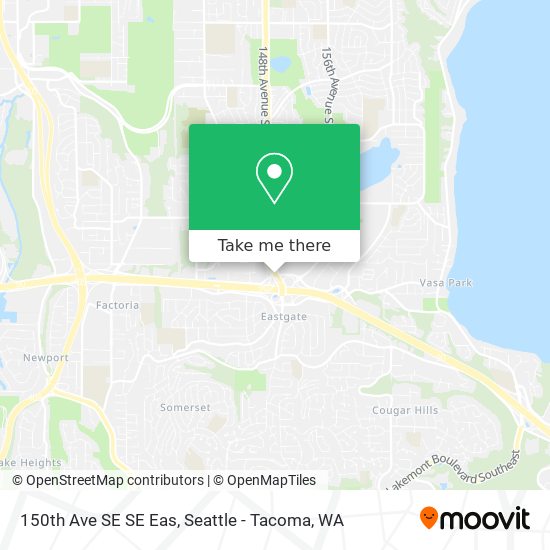 150th Ave SE SE Eas map