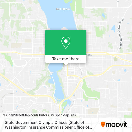Mapa de State Government Olympia Offices (State of Washington Insurance Commissioner Office of Olympia)