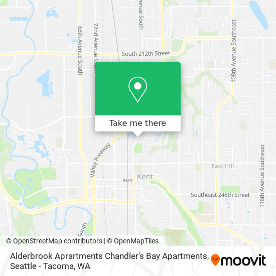 Mapa de Alderbrook Aprartments Chandler's Bay Apartments