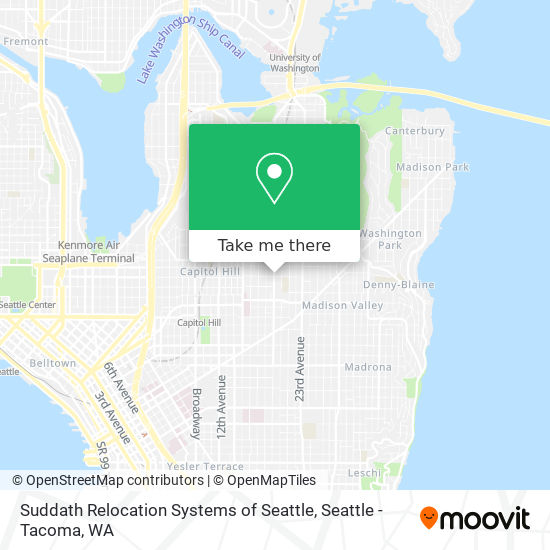 Suddath Relocation Systems of Seattle map