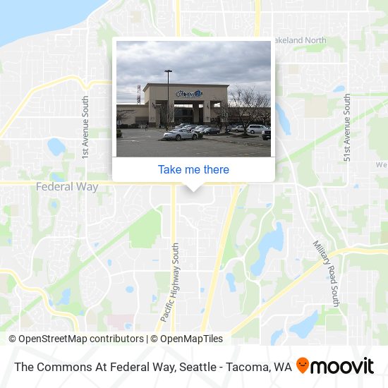 The Commons At Federal Way map