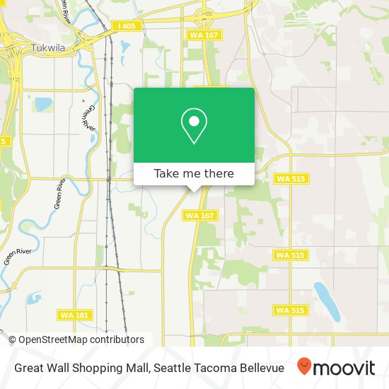 Great Wall Shopping Mall map