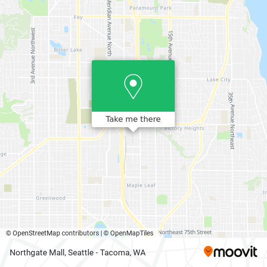 Northgate Mall map