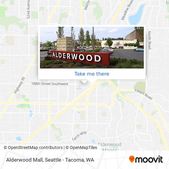 Mapa de Alderwood Mall
