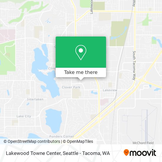 Lakewood Towne Center map