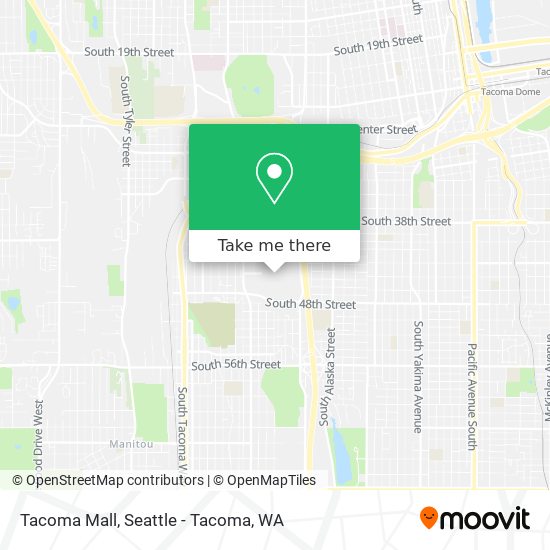 Mapa de Tacoma Mall