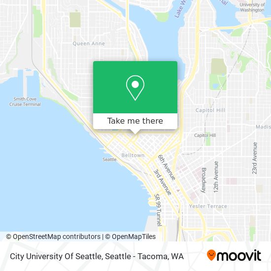 City University Of Seattle map