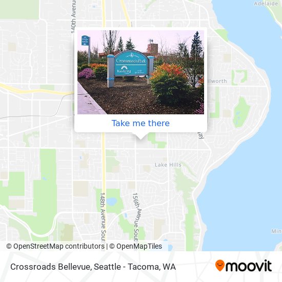 Mapa de Crossroads Bellevue