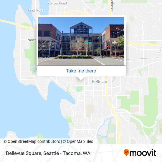 Mapa de Bellevue Square