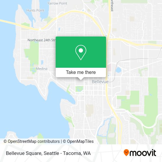 Bellevue Square map