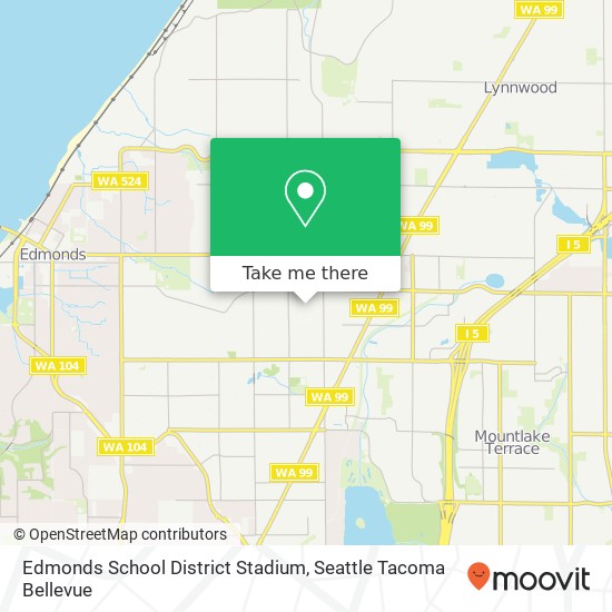 Mapa de Edmonds School District Stadium