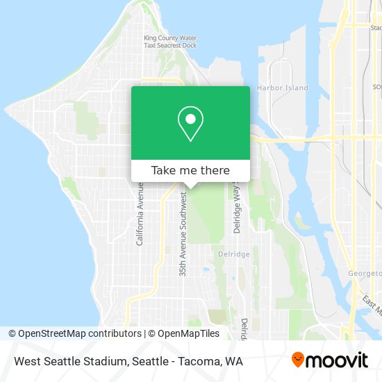 Mapa de West Seattle Stadium