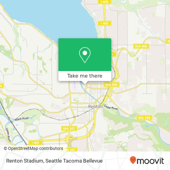 Mapa de Renton Stadium