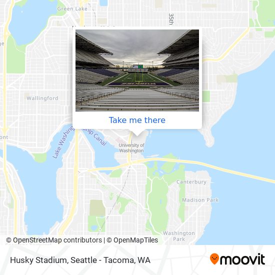 Mapa de Husky Stadium
