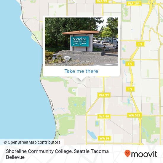 Shoreline Community College map