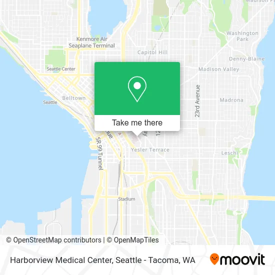 Mapa de Harborview Medical Center