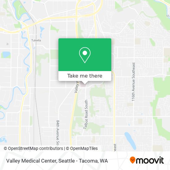 Valley Medical Center map