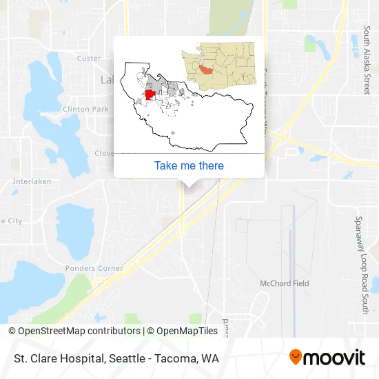 St. Clare Hospital map