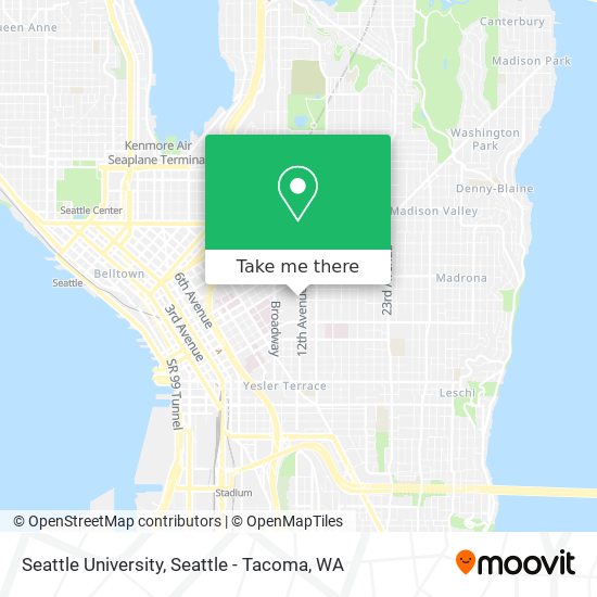 Seattle University map
