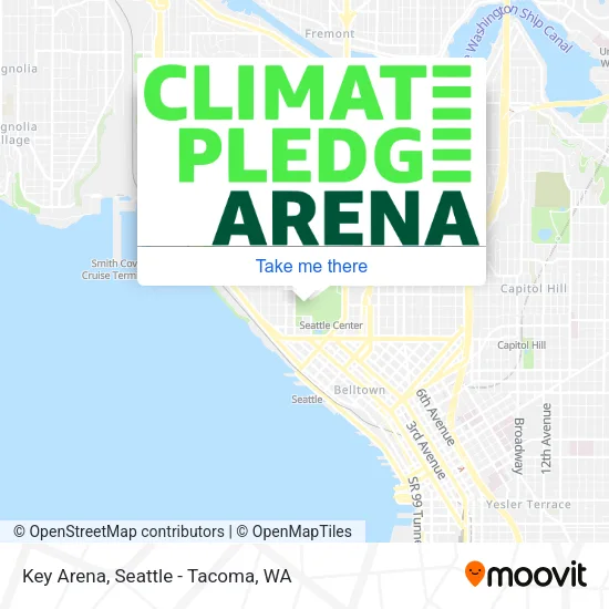 Key Arena map