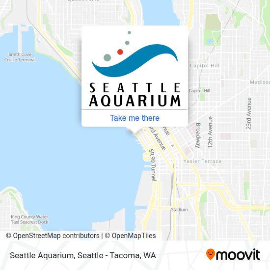 Seattle Aquarium map