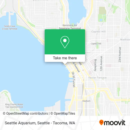 Mapa de Seattle Aquarium