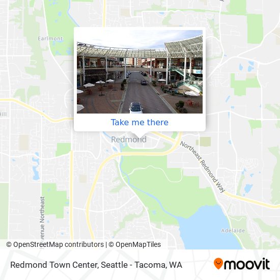 Redmond Town Center map