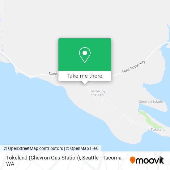 Tokeland (Chevron Gas Station) map