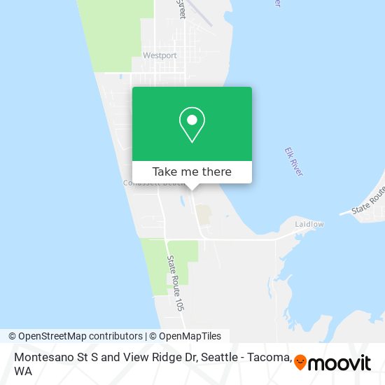 Montesano St S and View Ridge Dr map