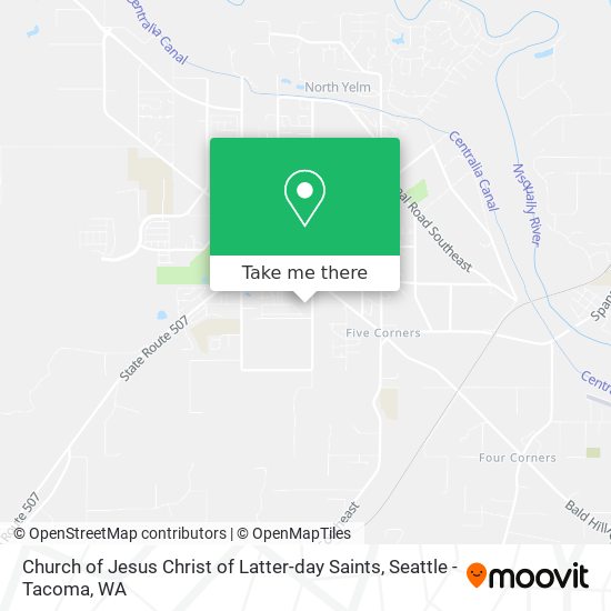 Church of Jesus Christ of Latter-day Saints map