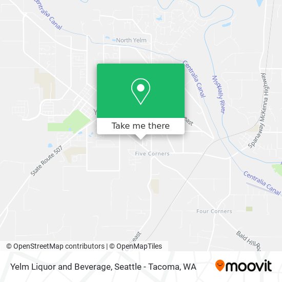 Mapa de Yelm Liquor and Beverage