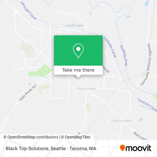 Black Top Solutions map