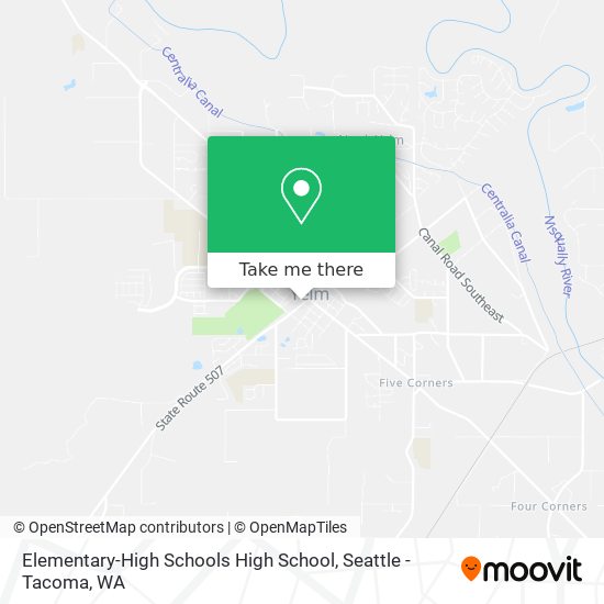 Elementary-High Schools High School map