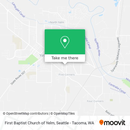 First Baptist Church of Yelm map