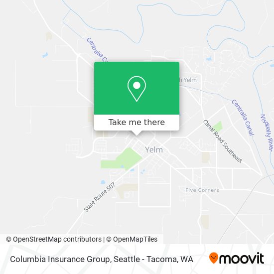 Mapa de Columbia Insurance Group